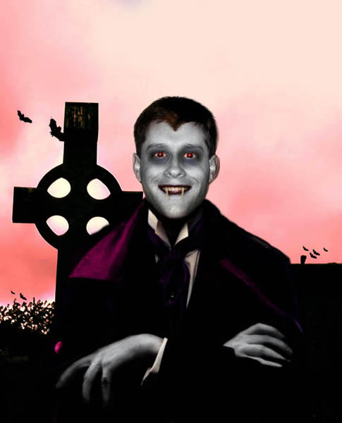 Count Zavadowski prepares for his spooky, free teleseminar.